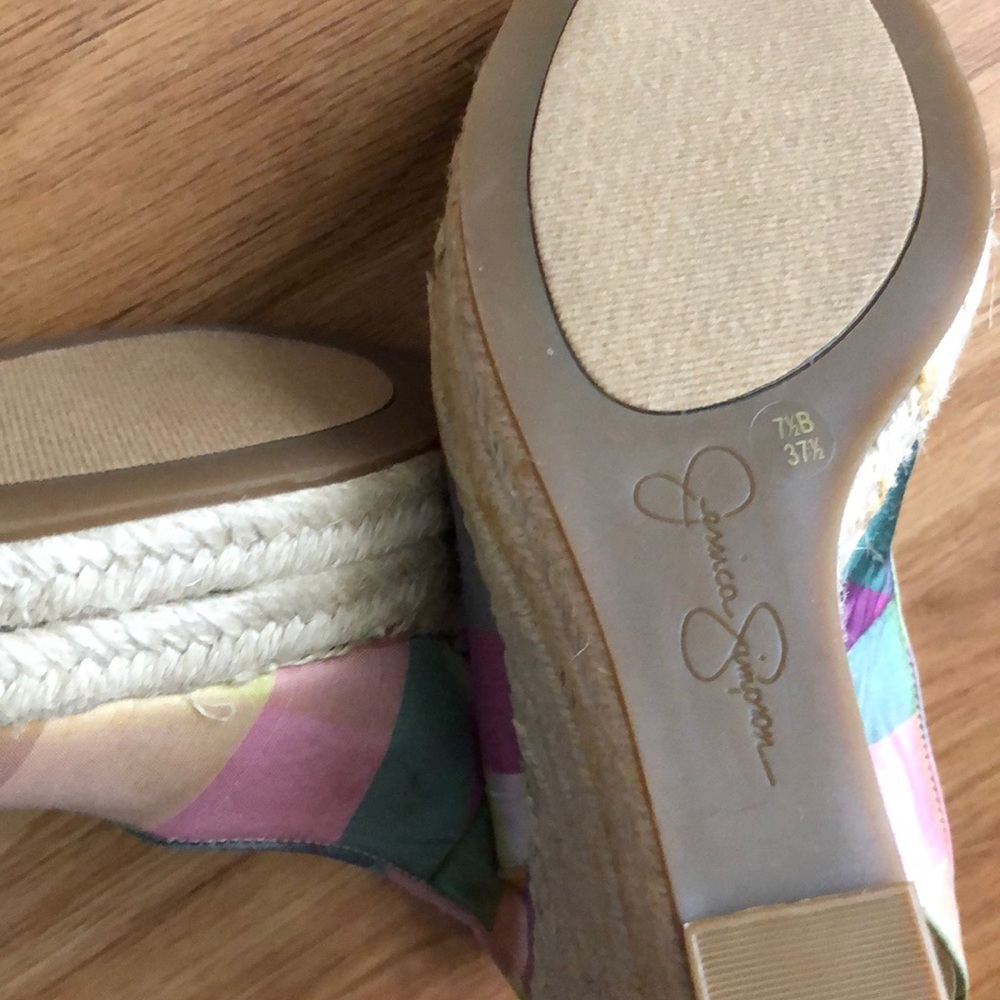 Jessica Simpson patchwork wedges - Picture 4 of 4